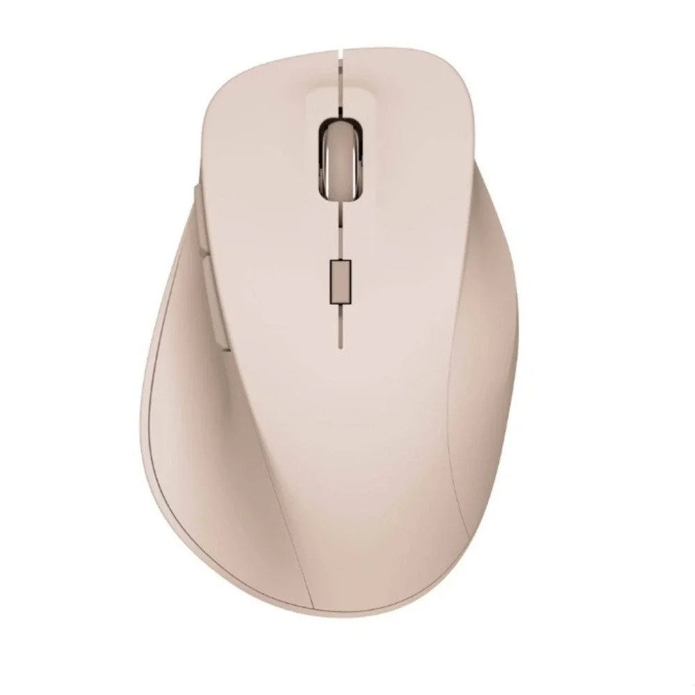North Wireless Ergonomic 6 Button Mouse Sand Color Computer Peripheral